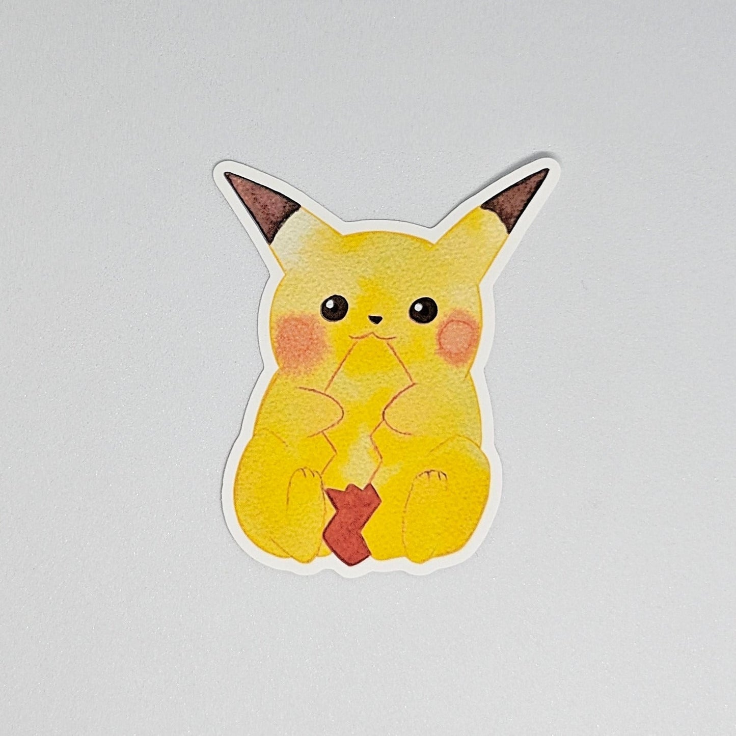 Chonky Pikachu Aquarell Sticker
