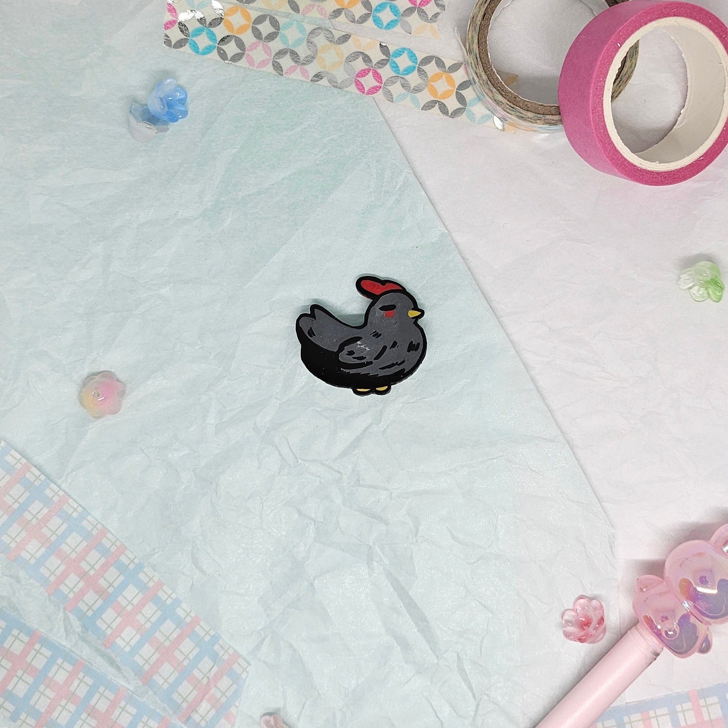 Stardew Valley Void Chicken Pin