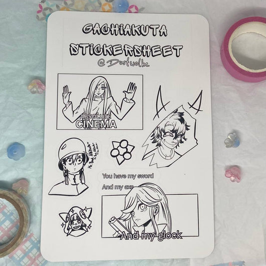 Gachiakuta Stickersheet - Different Memes